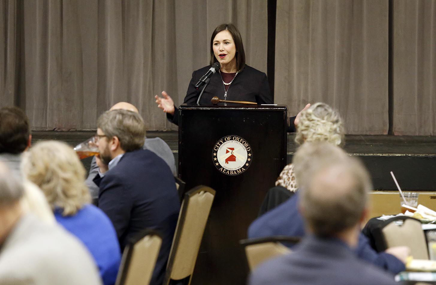 Katie Britt speaks in Oxford